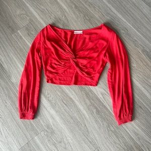 Urban Outfitters Twist-front Blouse